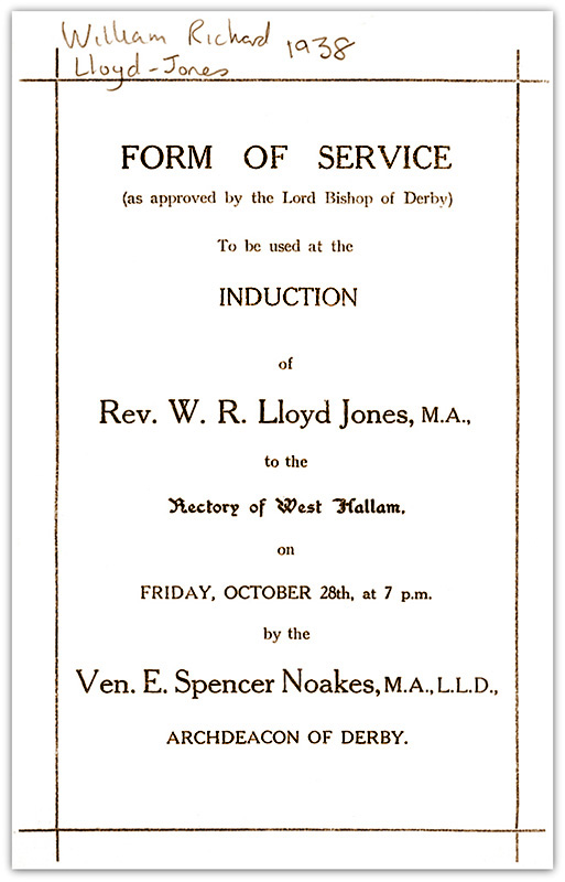 Form of Service Rev W  R Lloyd-Jones